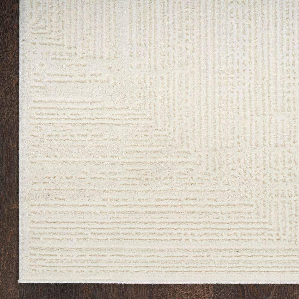 Nourison Eco-Friendly Contemporary Ivory 9' x 12' Area Rug (9x12)
