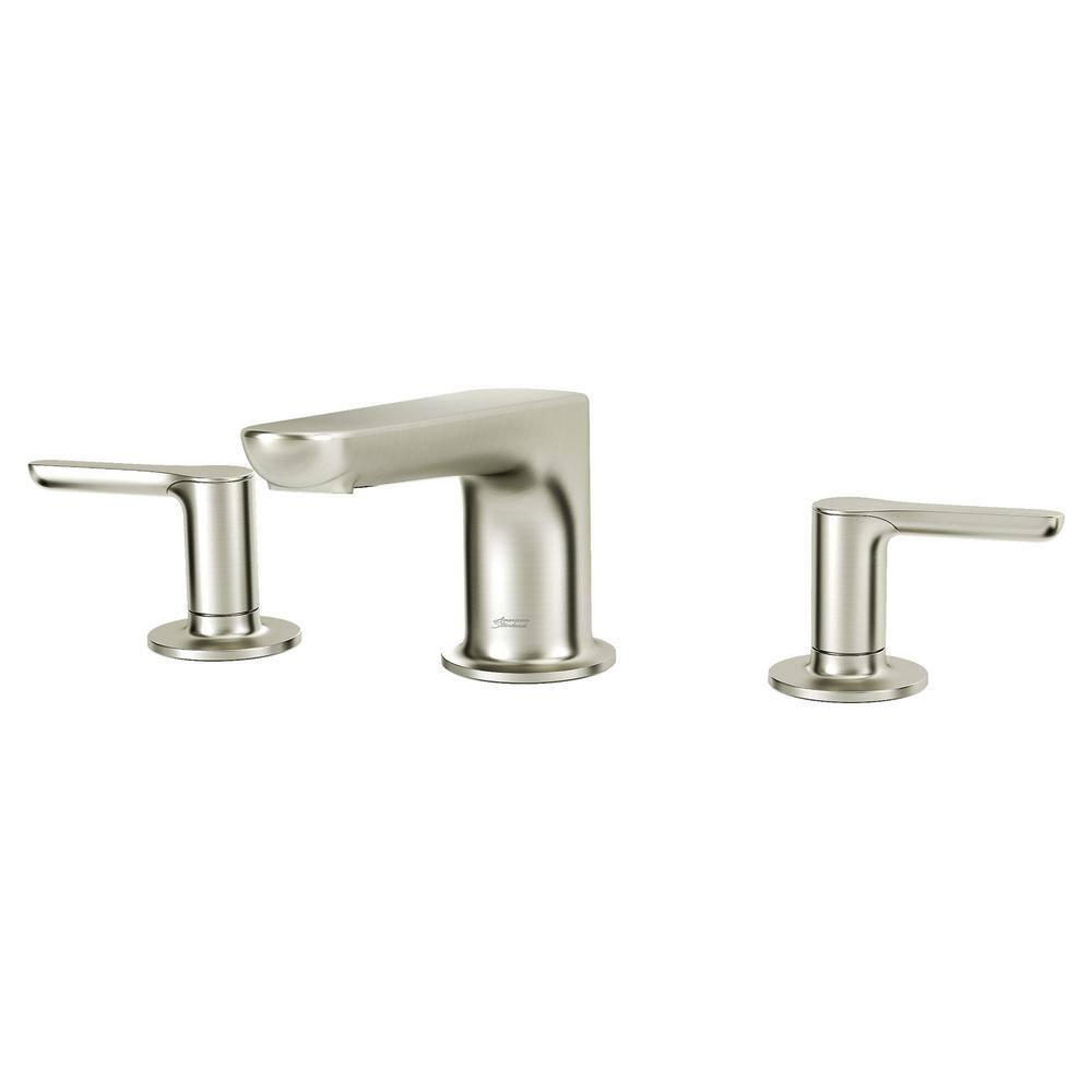 American Standard Studio S 2-Handle Deck-Mount Roman Tub Faucet for Flash Rough-in Valves in Brushed Nickel