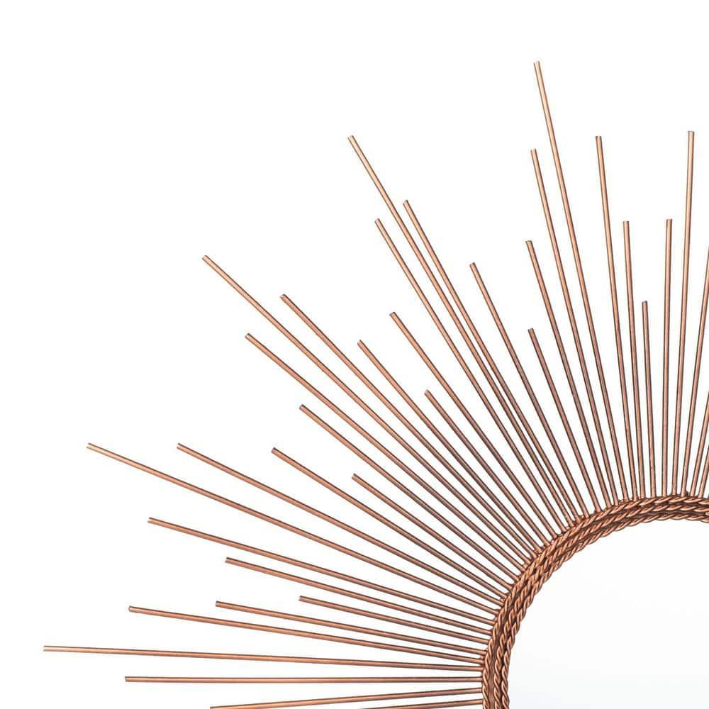 Genevieve Sunburst Mirror - Copper - Safavieh
