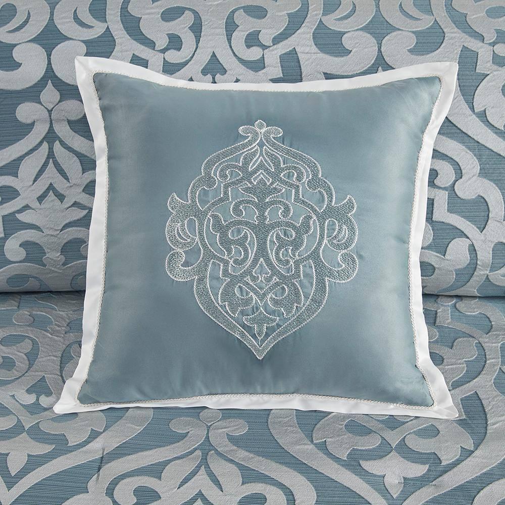 Madison Park Odette Jacquard 8 Piece Comforter Set