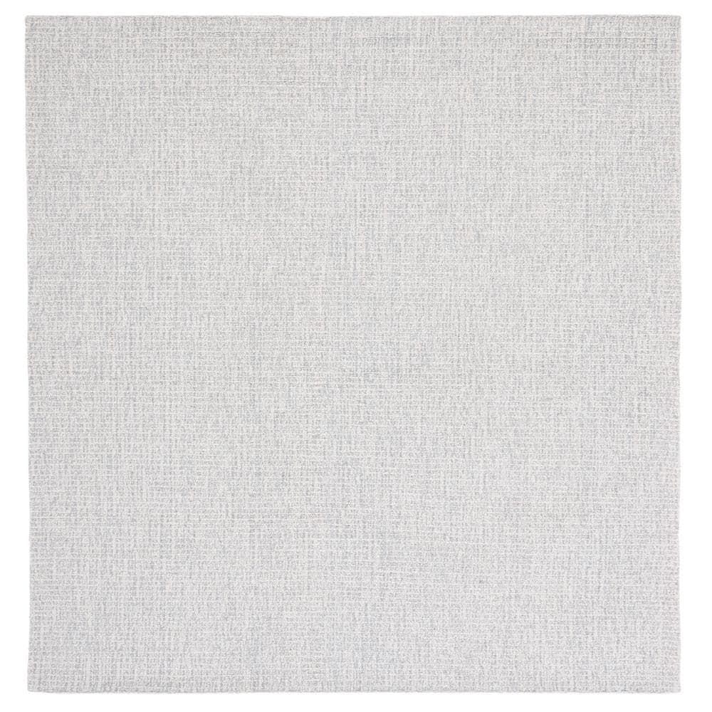 Abstract ABT468 Handmade Indoor Area Rug - Light Grey/Ivory - 6'x6' - Safavieh
