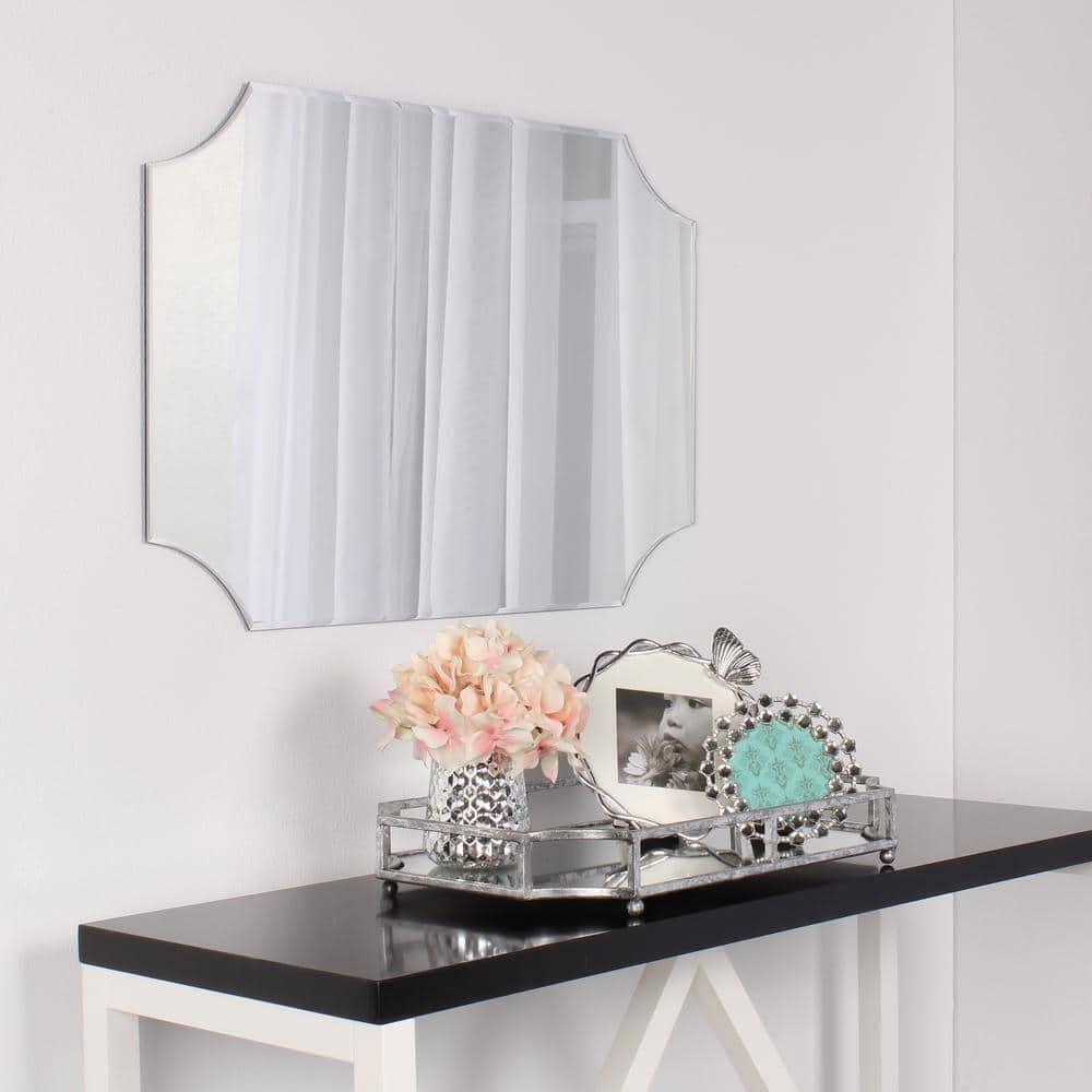 Kate and Laurel Ciel Tray, 12x18, Silver