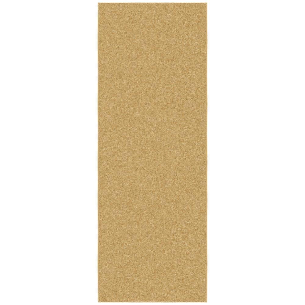 Ottomanson Ottohome Non-Slip Solid Area Rug For Living Room, Hallway Runner, Entryway Rug