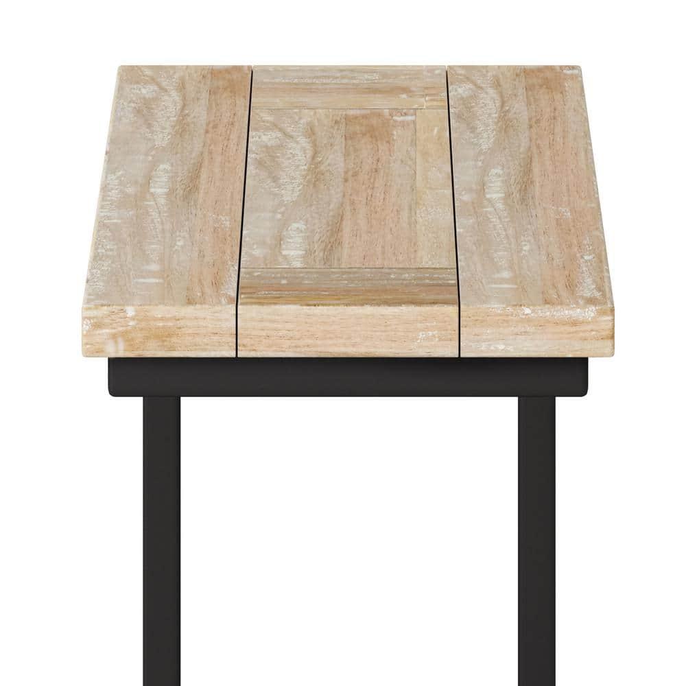 Simpli Home Skyler Solid Mango Wood C Side Table & Reviews | Wayfair