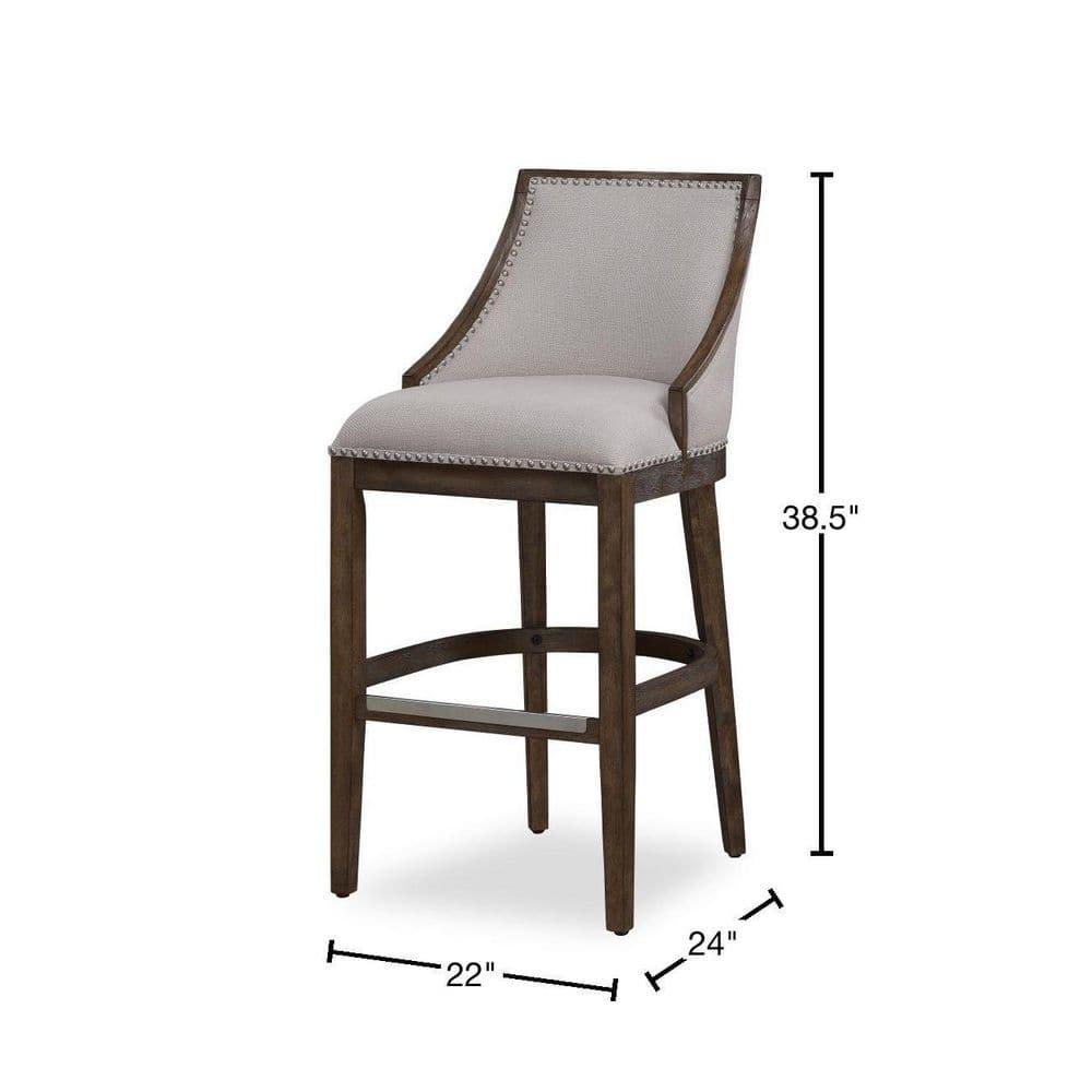 Brewer 26" Stool - Drift Brown