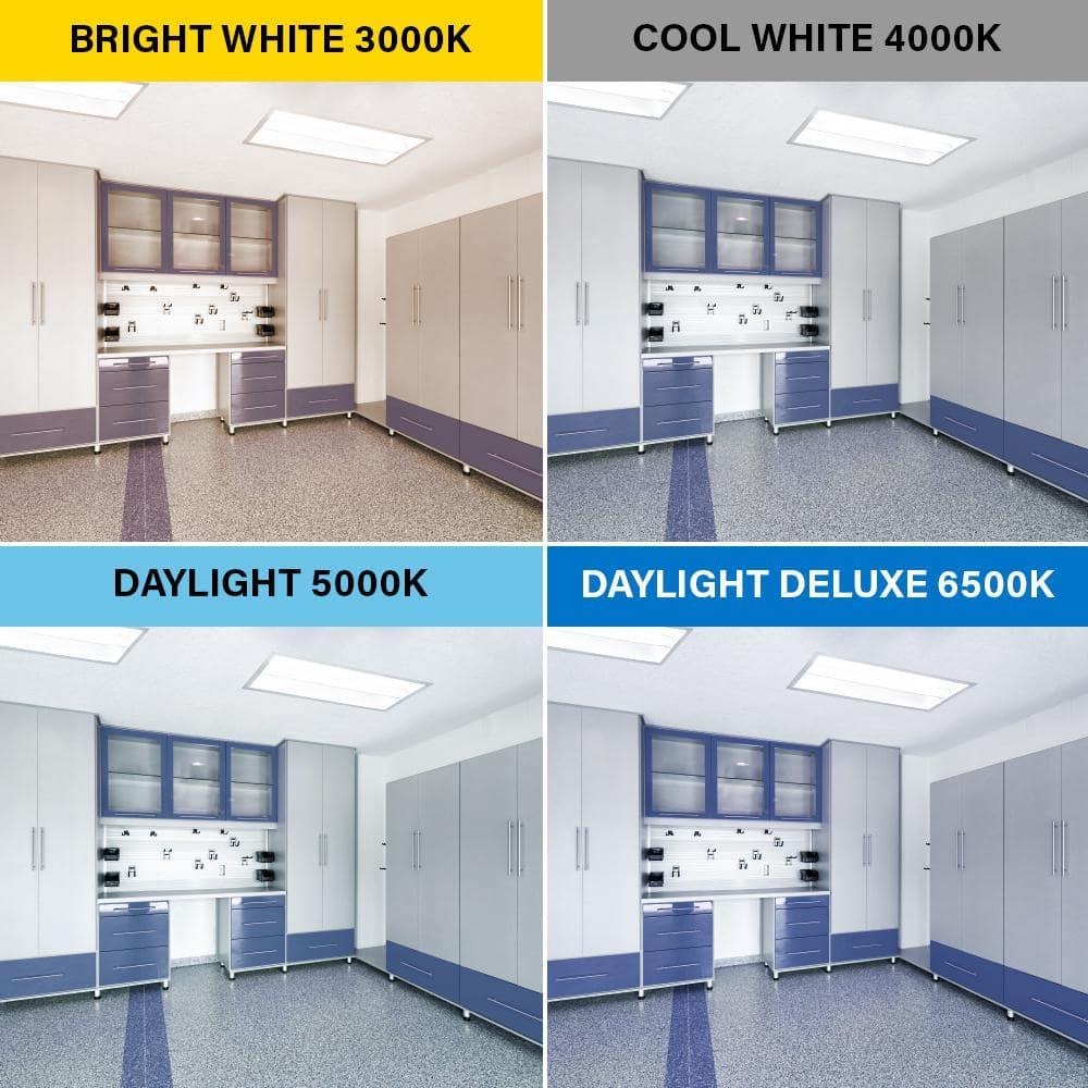 Feit Electric LED18W (48W Equivalent) Cool White Light Bulbs, Easy Plug and Play (10 Pack)