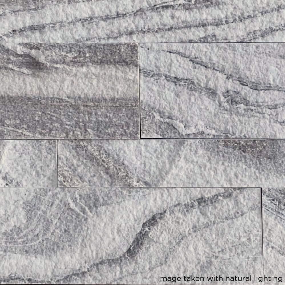5.9'' W x 23.6'' L Natural Stone Peel and Stick Mosaic Tile