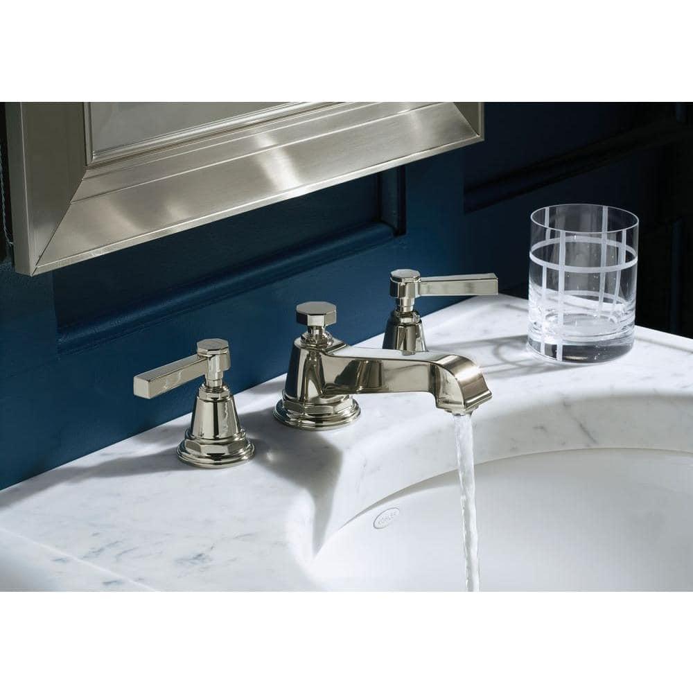 Pinstripe® Pure Widespread Bathroom Sink Faucet with Cross Handles