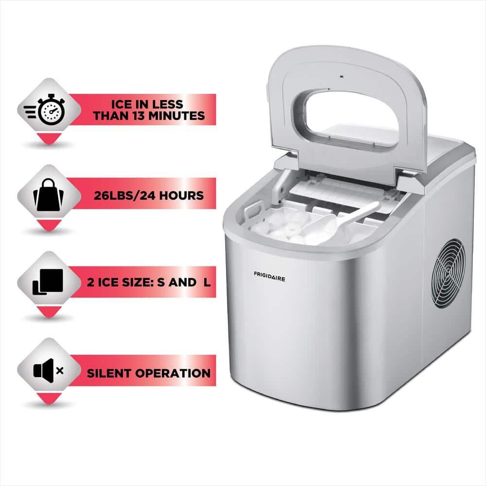 Frigidaire Small Appliances Frigidaire Small Appliances 26 Lb. Daily Production Cube Ice Freestanding Ice Maker