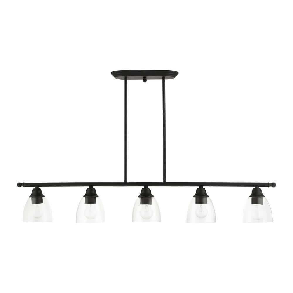 Livex Lighting Montgomery 5 - Light Chandelier in  Black