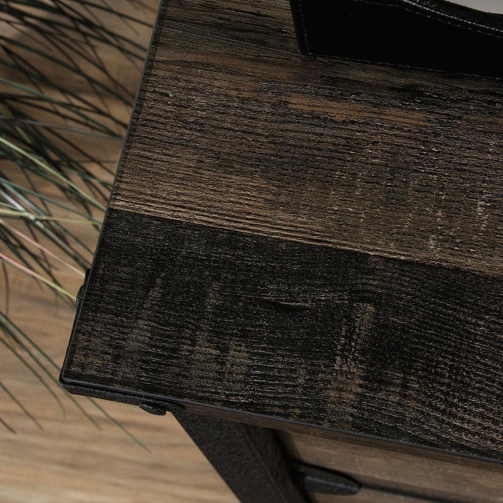 2 Drawer Steel River Lateral File Cabinet Carbon Oak - Sauder