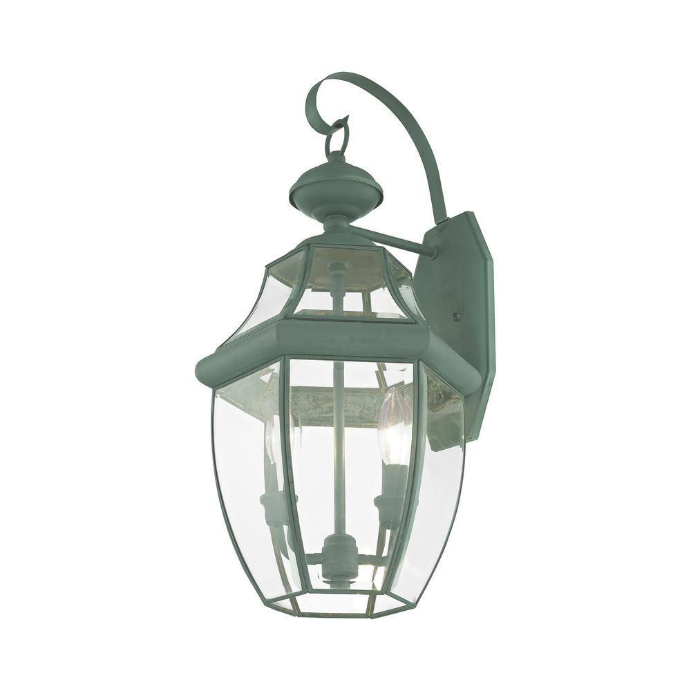 Livex Lighting Monterey 2 - Light Wall Light in  Verdigris