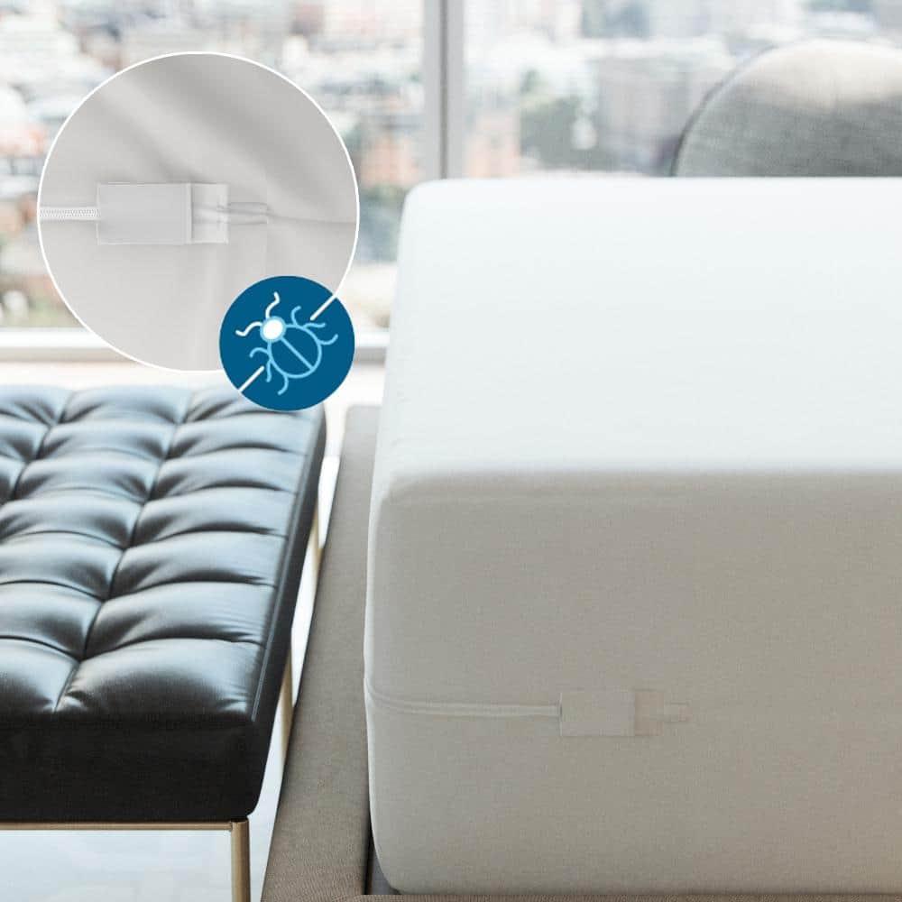 Bargoose Home Textiles Bargoose BedBug Solution 6 Gauge Heavy Duty Vinyl Zippered Mattress Protector