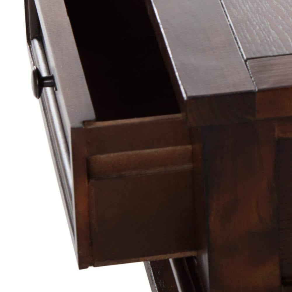 Manelin Coffee Table - Sepia - Safavieh