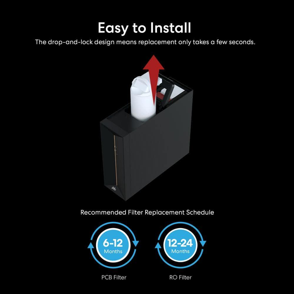 Brio Reverse Osmosis Membrane Replacement Filter for Brio Model TROE600PRISM, Piece Count 1