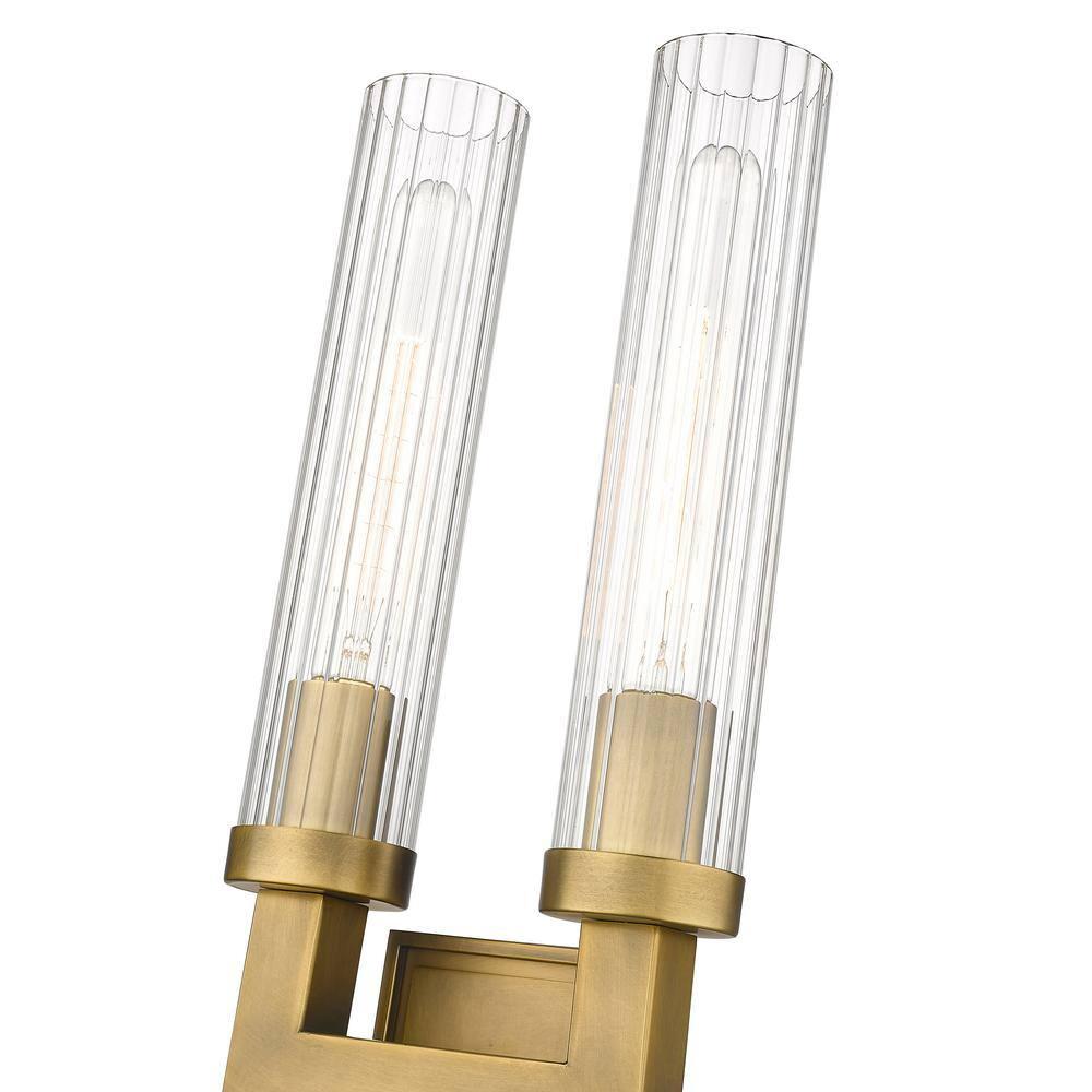 Z-Lite Beau 2 - Light Wall Light in  Rubbed Brass