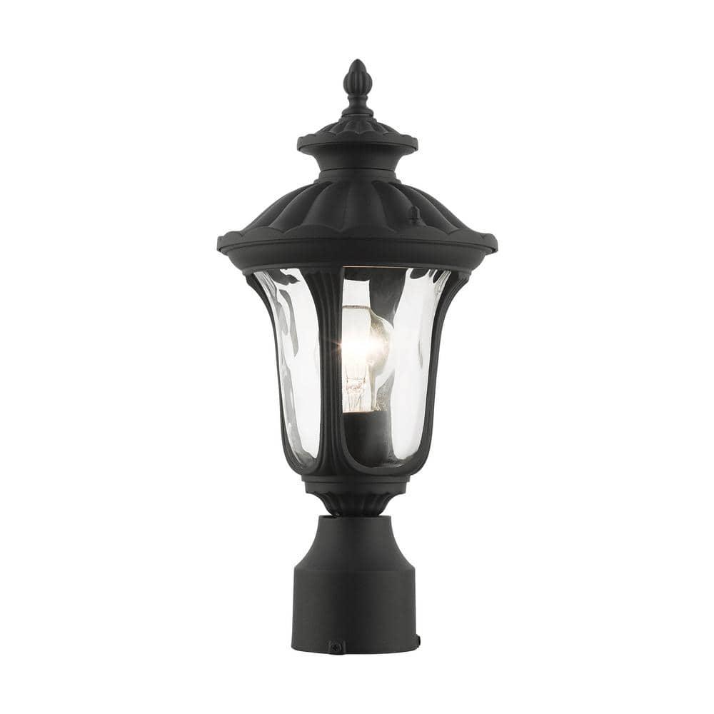 Livex Lighting Oxford 1 - Light Post Light in  Textured Black
