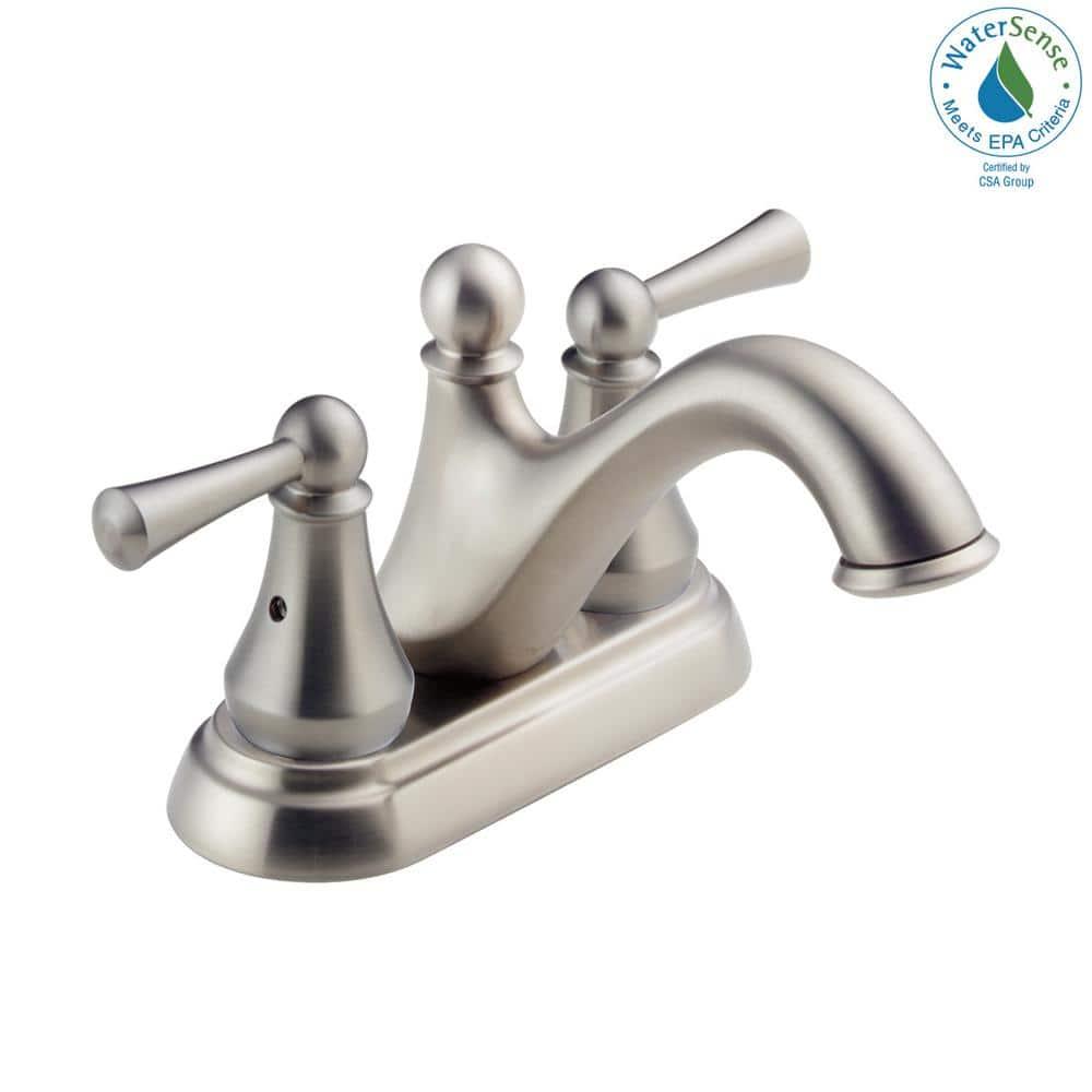 Haywood Centerset Bathroom Faucet with Drain Assembly, 2-handle Bathroom Sink Faucet