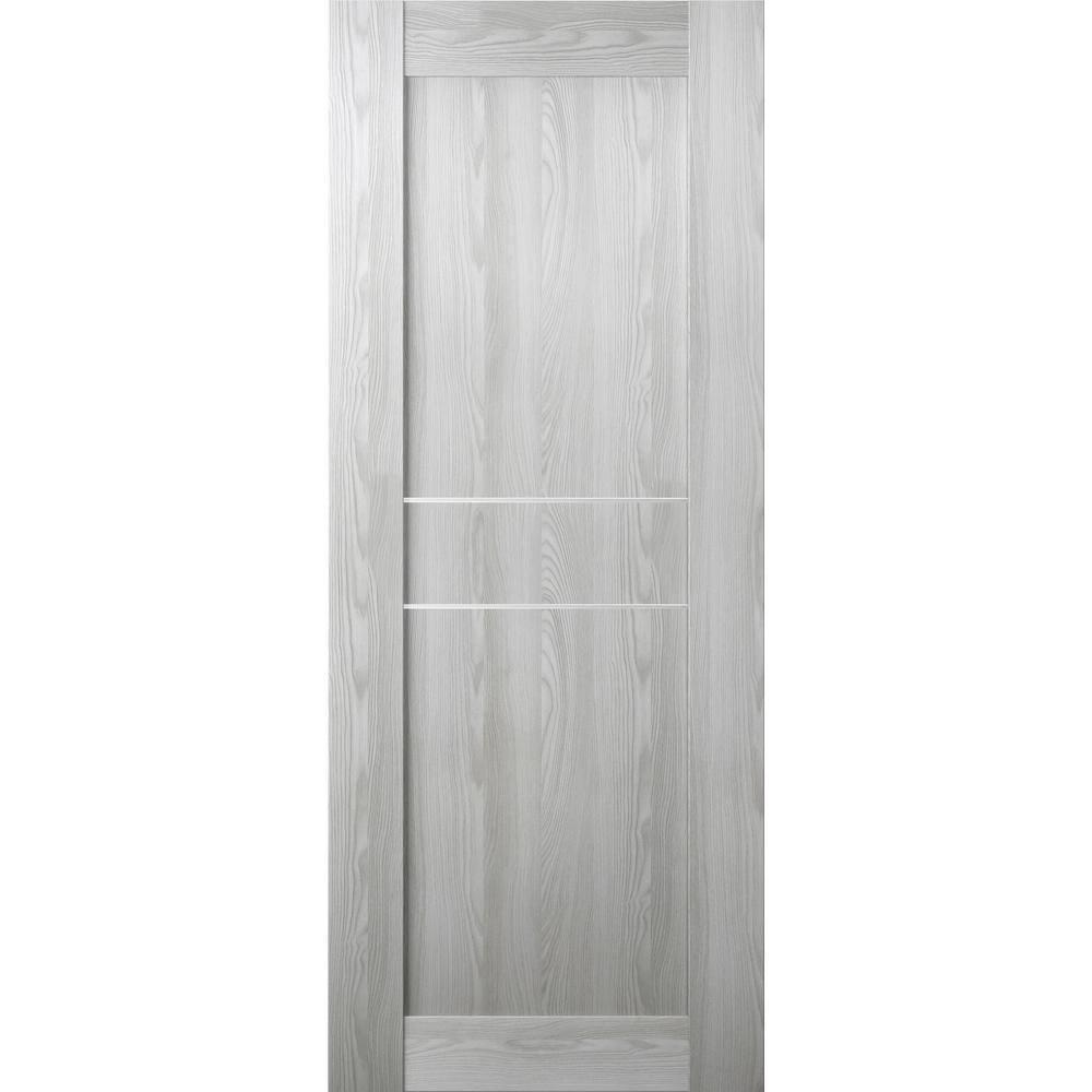 Belldinni 79.37'' Solid + Manufactured Wood Paneled Slab Door