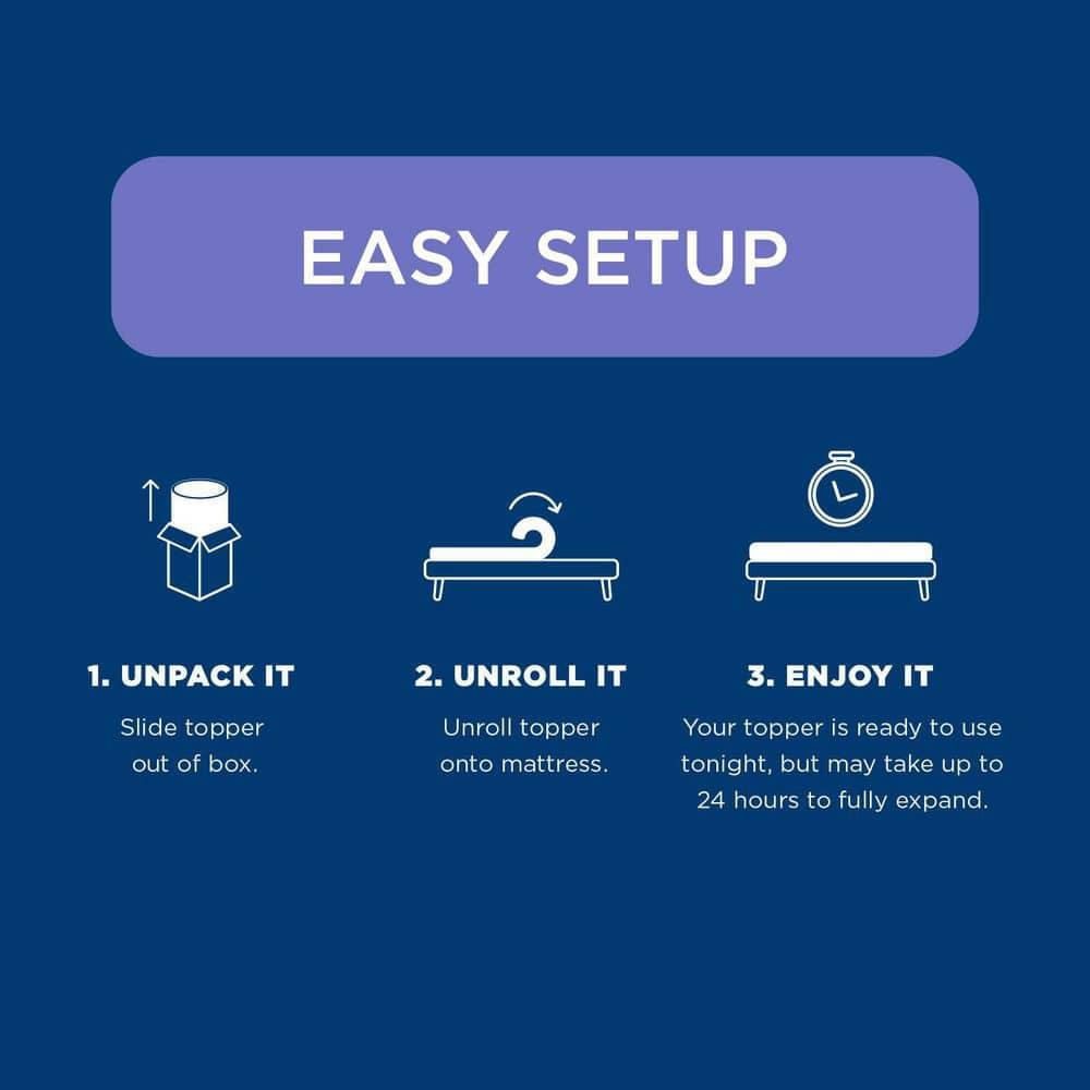 Tempur-Pedic Full 3" Topper Adapt Topper