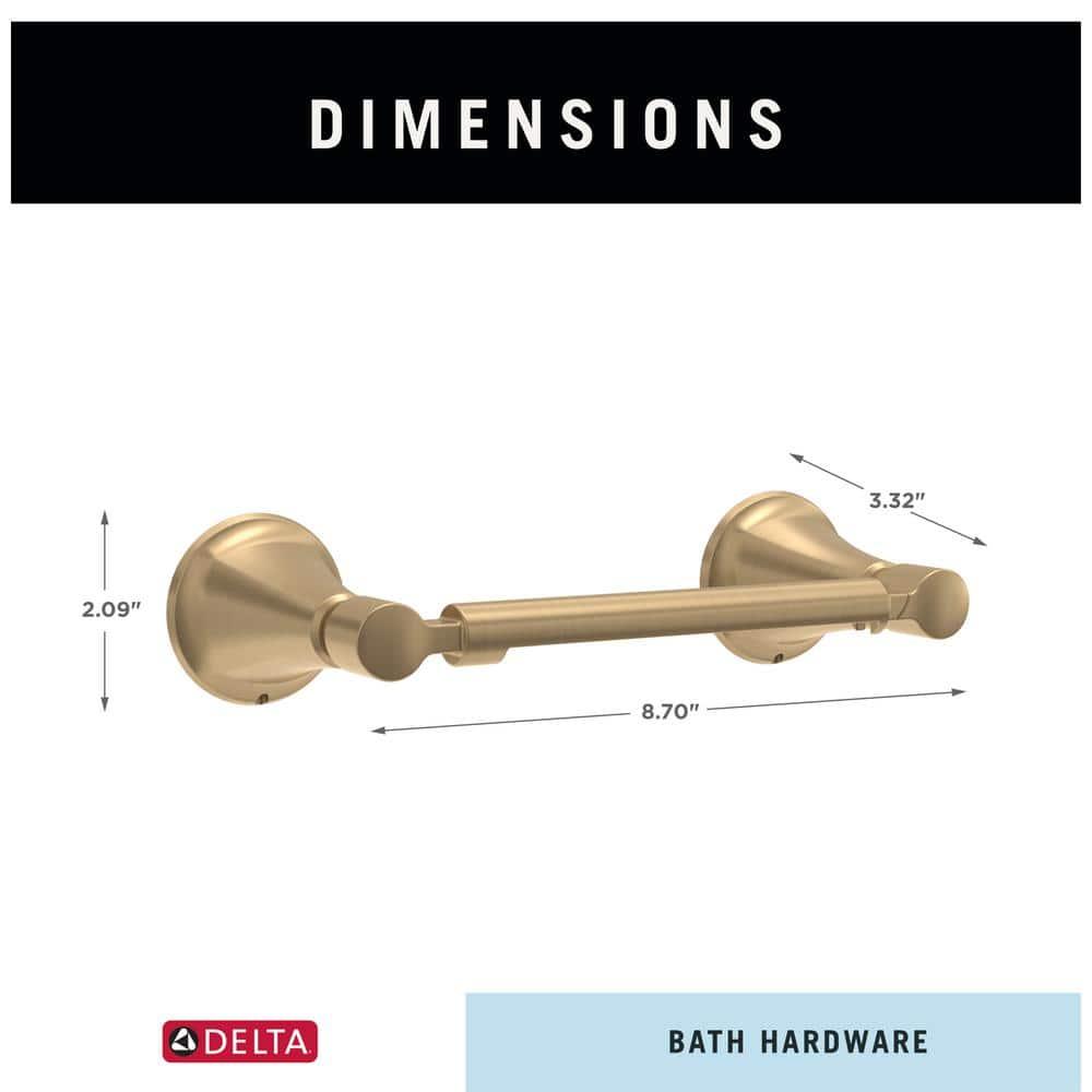 Delta MYN50-CZ Mylan Pivot Arm Toilet Paper Holder in Champagne Bronze C38