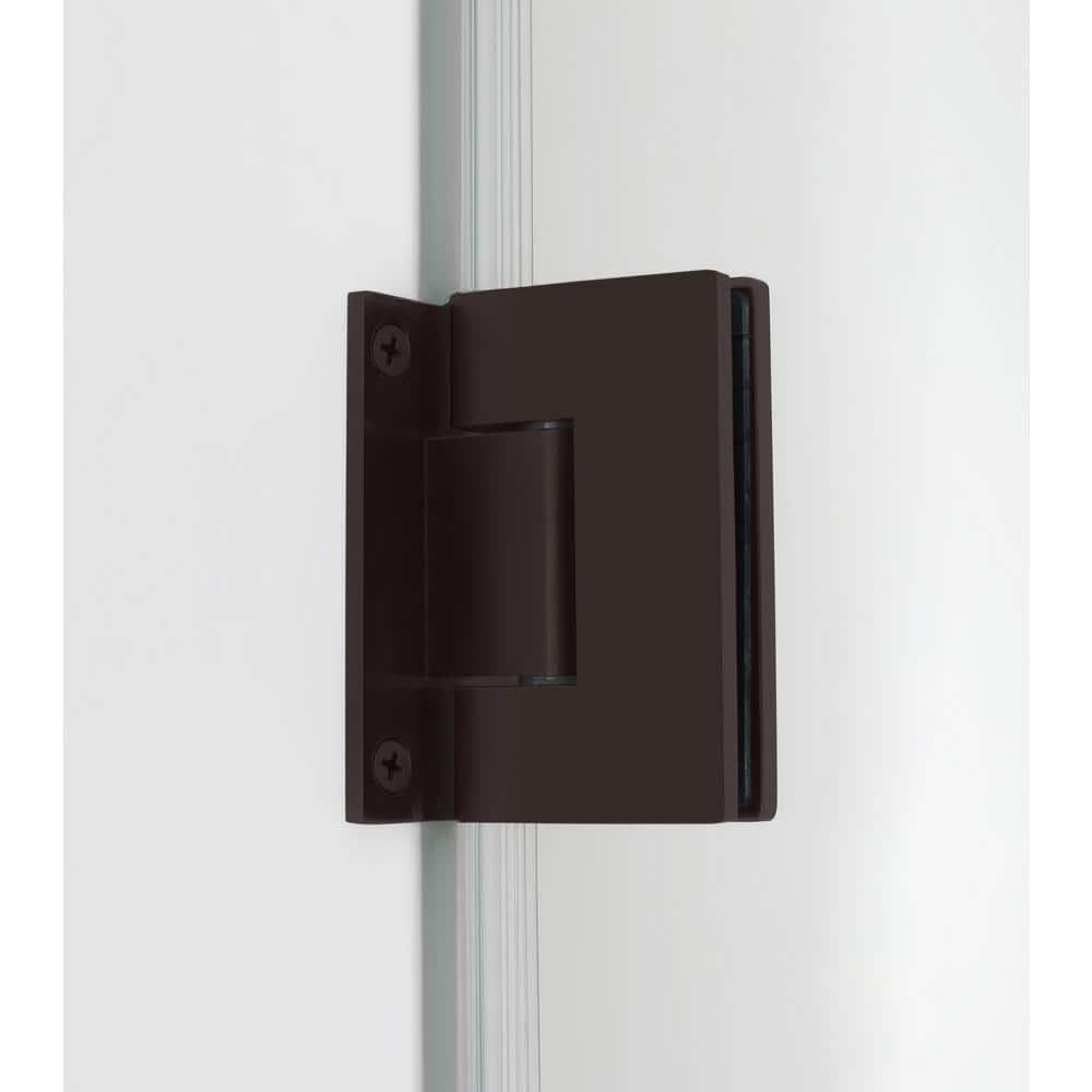 Kinkade 29.75" - 30.25" x 72" Hinged Frameless Shower Door with StarCast by EnduroShield