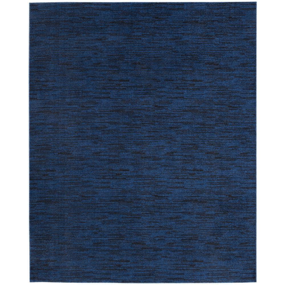 Nourison Nourison Essentials NRE01 Indoor/outdoor Area Rug - Midnight Blue 5' x 7'