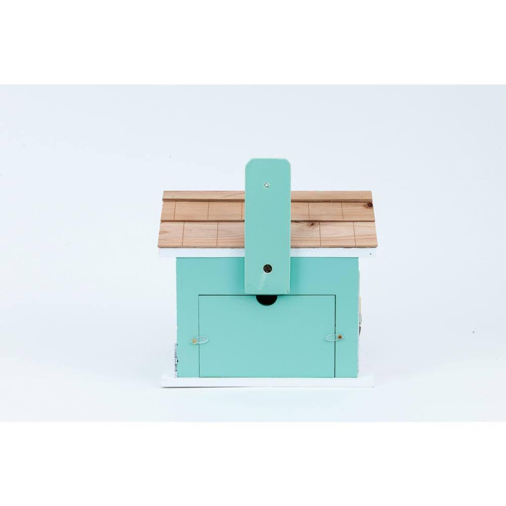Nestling Series She Shed 7 in x 7.5 in x 6.5 in Birdhouse