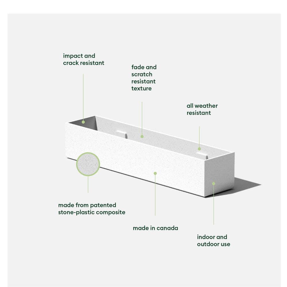 Geo Series Plastic Planter Box