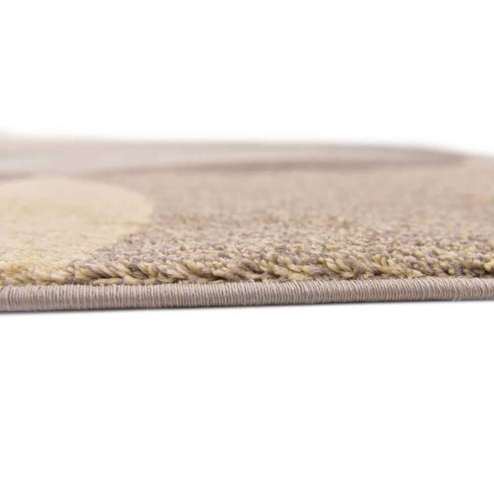 Unique Loom 8' 0 x 10' 0 Gray Chromatic Seaside Area Rug