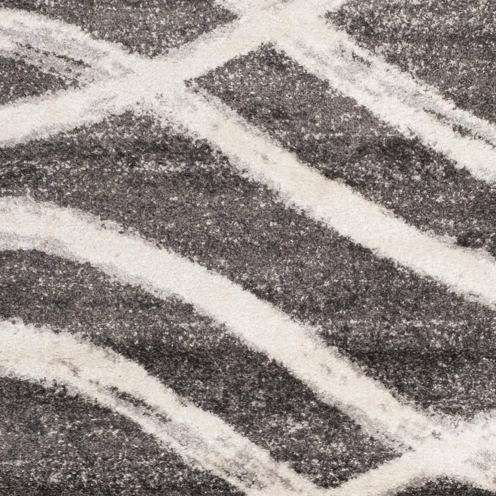 Adirondack ADR125 Machine Made Indoor Area Rug - Charcoal/Ivory - 6'x9' - Safavieh