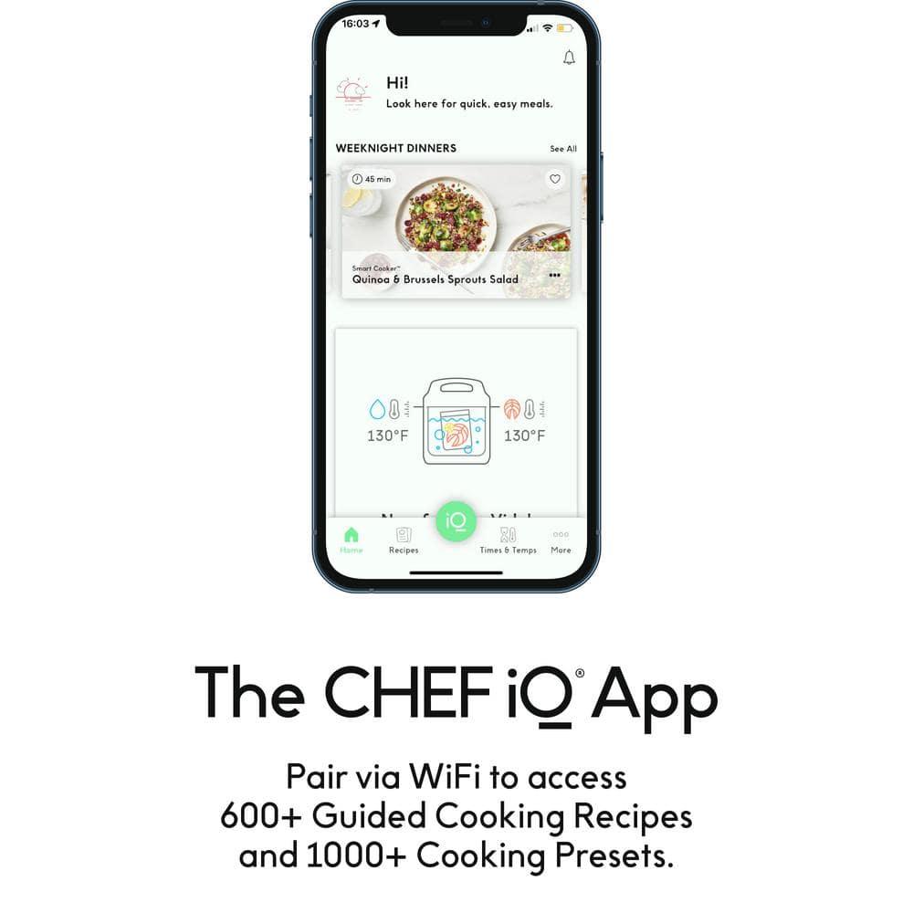 CHEF iQ Multifunctional Smart 6-Qt. Pressure Cooker