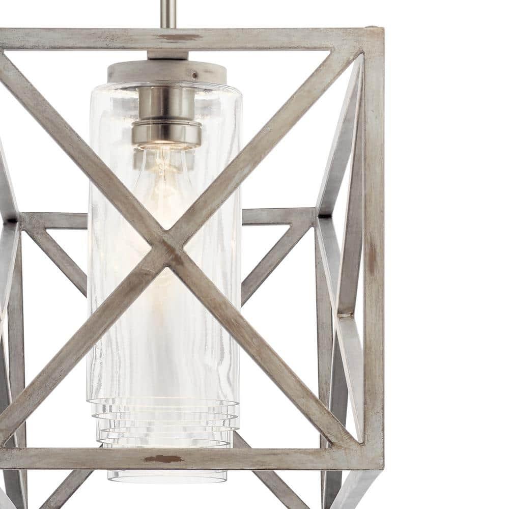 Kichler Lighting Moorgate 7 - Light Chandelier in  Distressed Antique White
