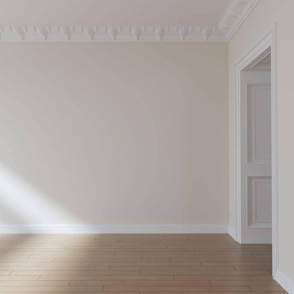 Ekena Millwork SAMPLE - Endurathane Alexandria Crown Moulding, 8 3/4"H x 7"P x 11 1/4"F x 12"L, Factory Primed