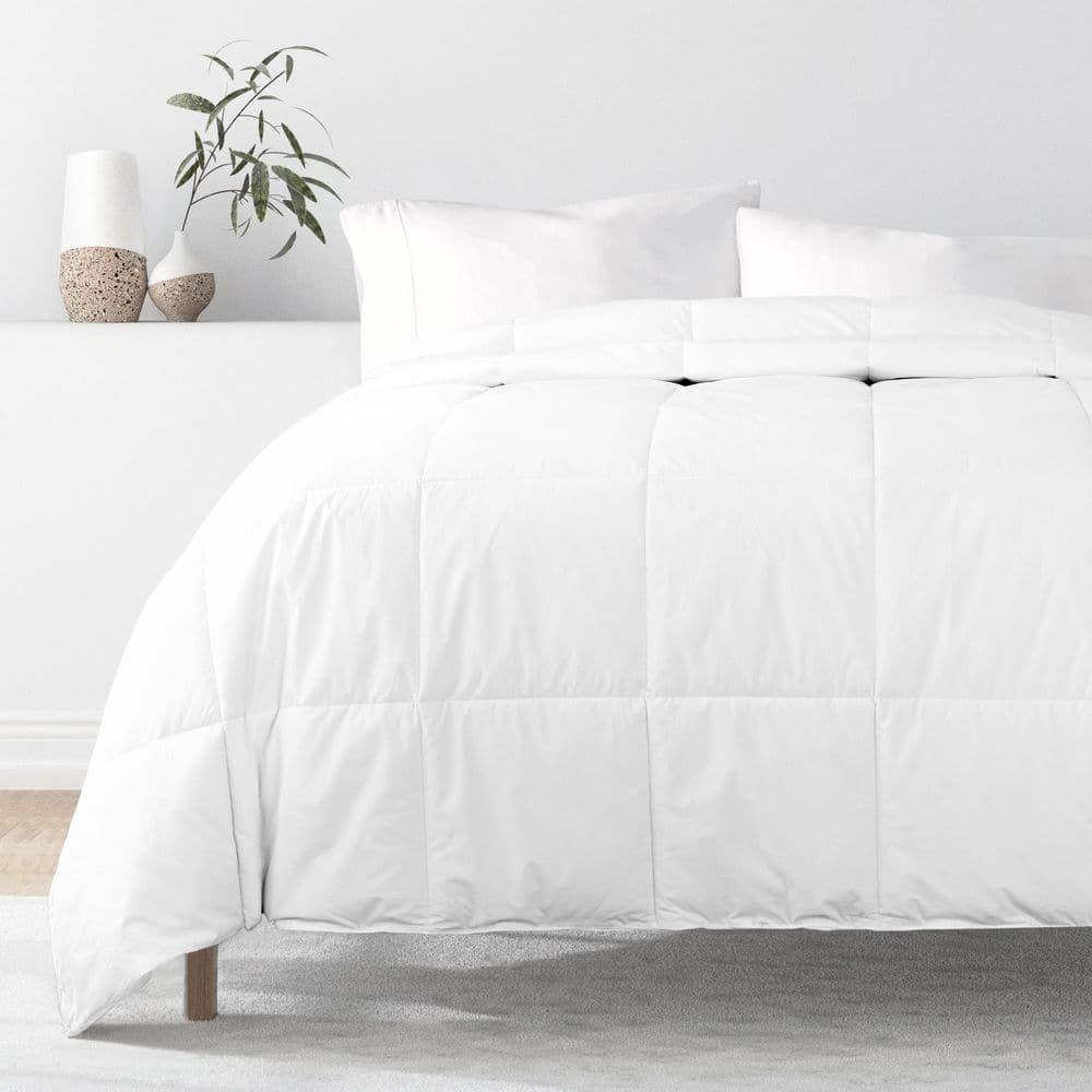 Becky Cameron 100% Cotton Down Alternative Comforter/Duvet Insert - Vintage Washed and Brushed Cotton Shell