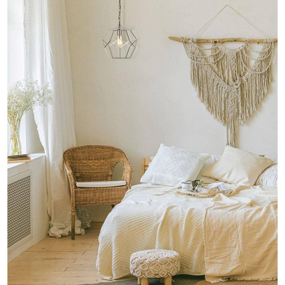 AF Lighting Bellini One-Light Pendant in Brushed Nickel