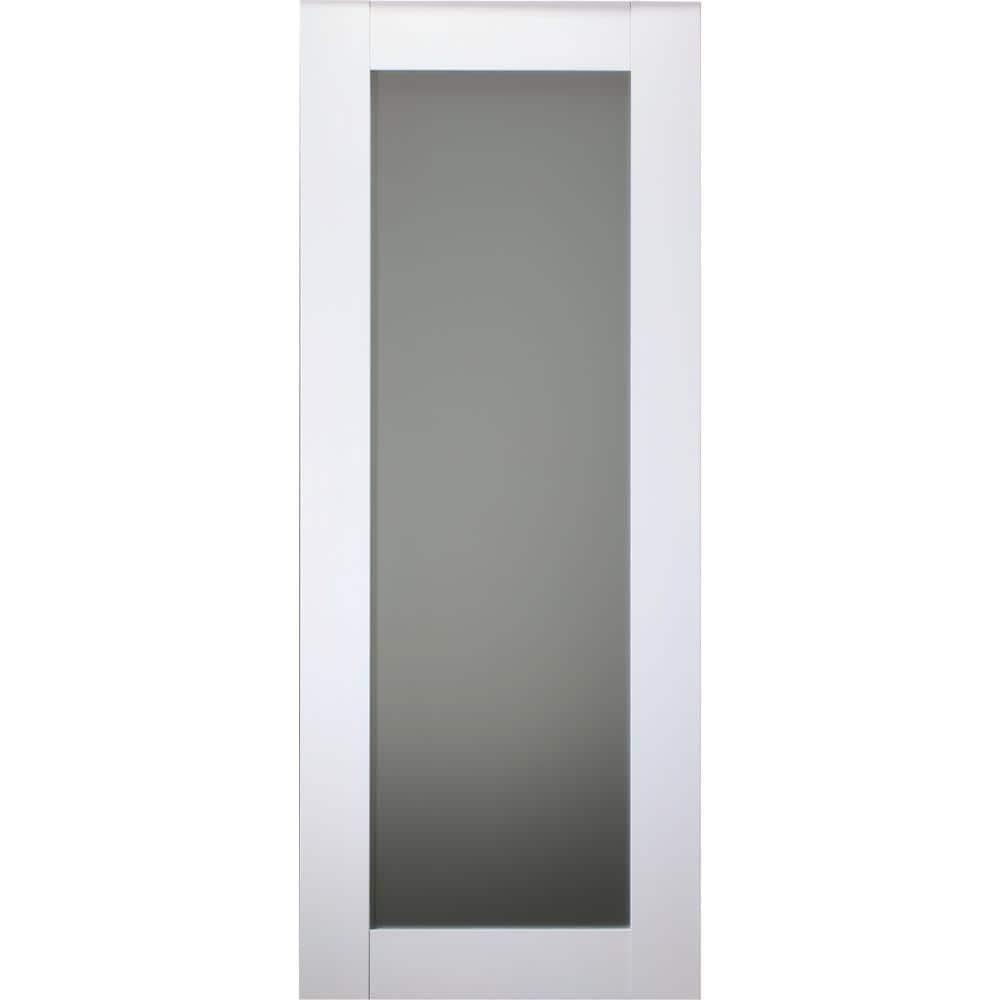 Belldinni Smart Pro 207 Manufactured Wood and Glass Prefinished Paneled Interior Door Slab