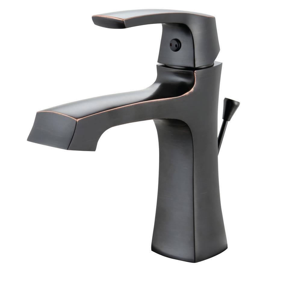 Cardania Single-Hole Single-handle Bathroom Faucet with Drain Assembly