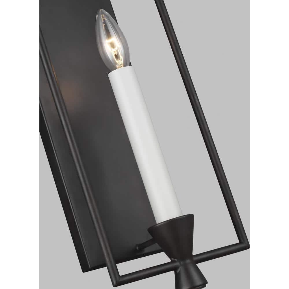 Keystone Aged Iron 1-Light Wall Sconce with Rustic Charm