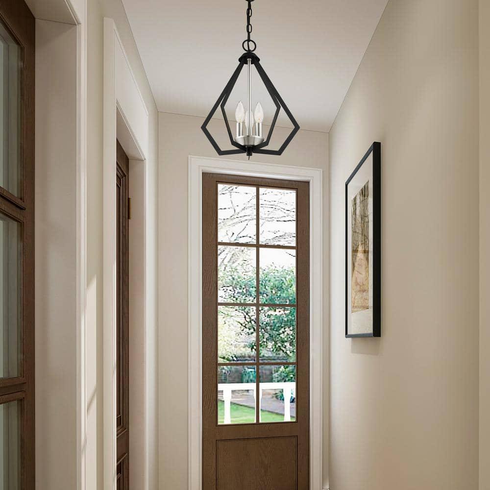 Livex Lighting Prism 3 - Light Chandelier in  Black