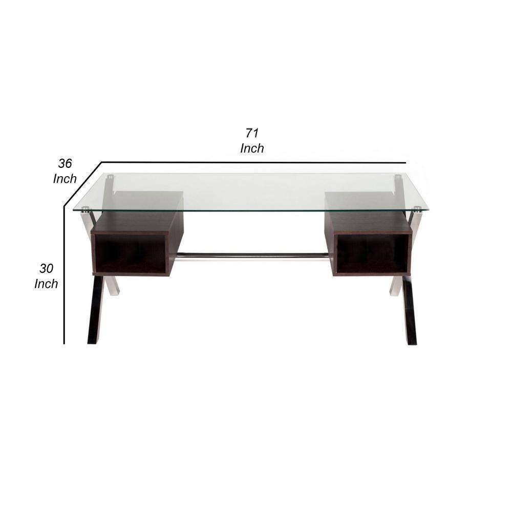 Benjara 71'' W Rectangle Writing Desk