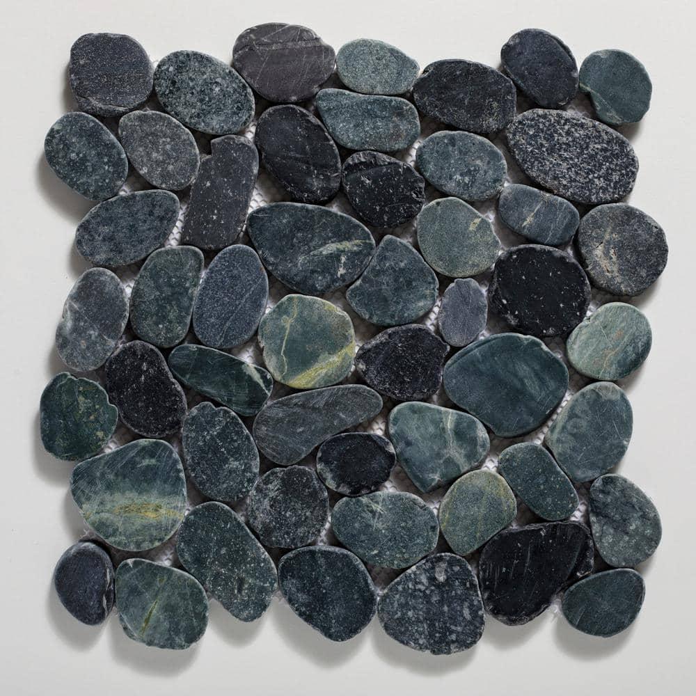 Sliced Pebble Mosaic Wall & Floor Tile
