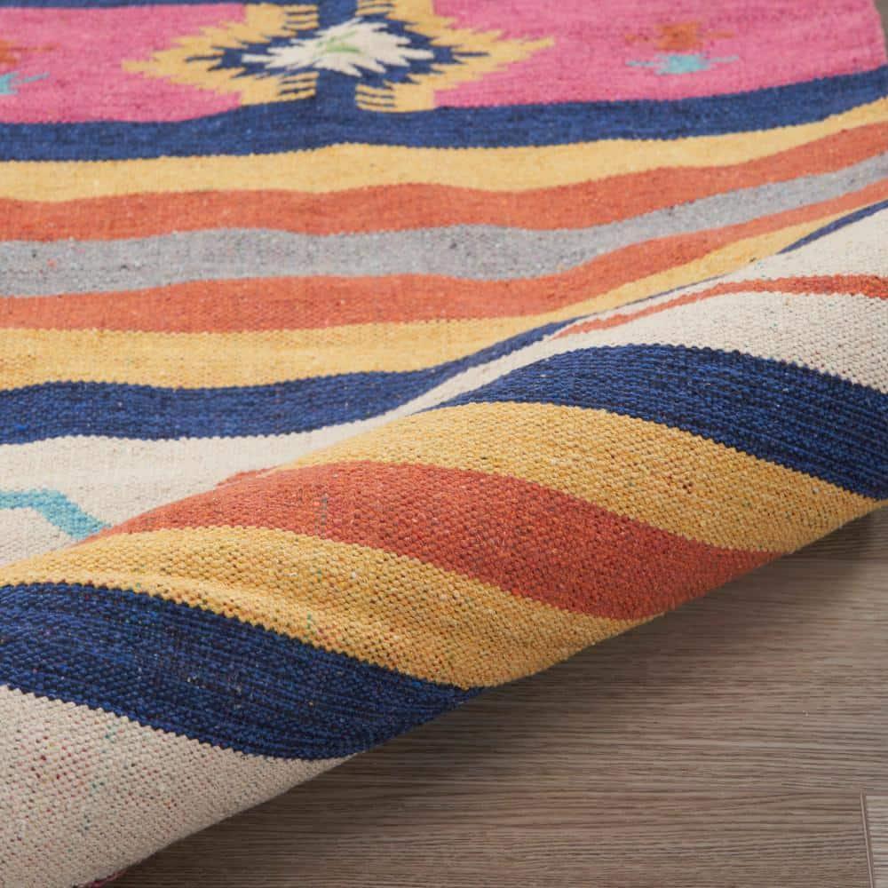 Nourison Baja Tribal Ivory 5' x 7' Area Rug, (5x7)