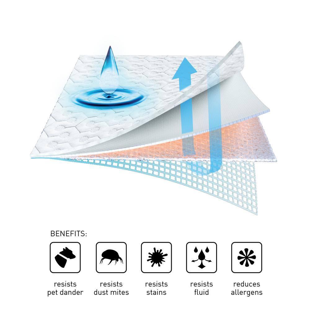 Bedgear Bedgear Dri-Tec Waterproof Mattress Protector - Hypoallergenic - Noiseless and Washable