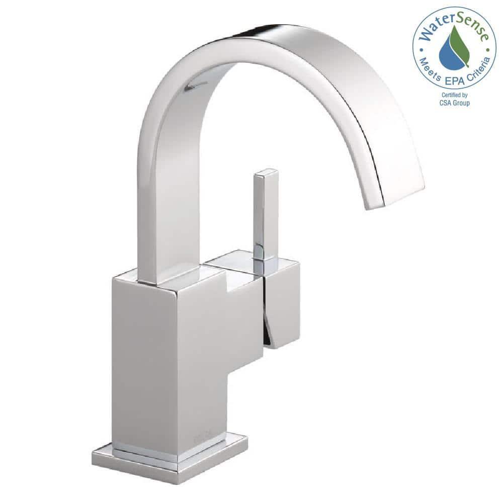 Vero Single Hole Bathroom Faucet with Drain Assembly, Single Handle Bathroom Sink Faucet