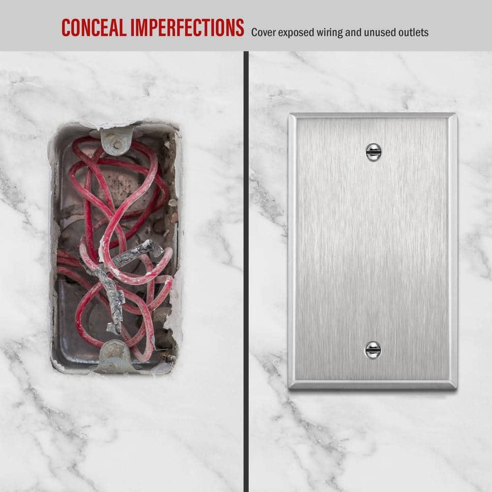 No Subject 1 - Gang Blank Standard Wall Plate