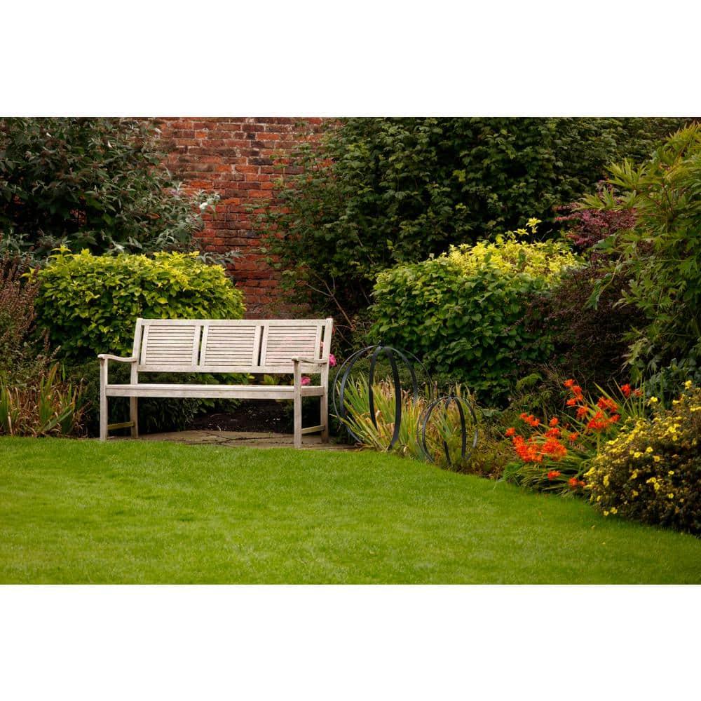 DÉCOR WOW Garden Orb Ornament, Small Obelisk Trellis, 19.5"H x 16" W, Metal, Black