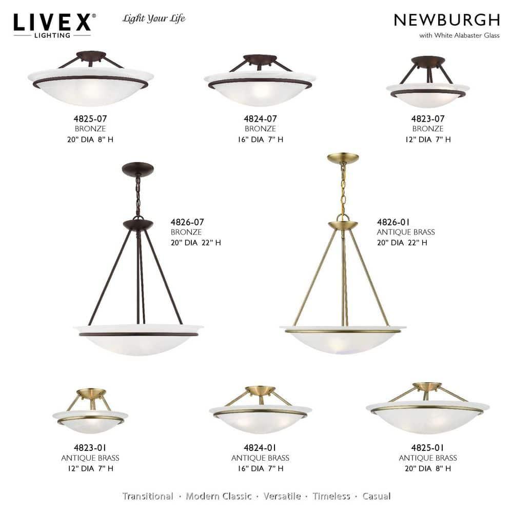 Newburgh 3 - Light Bowl Pendant