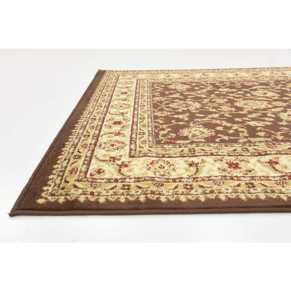 Unique Loom Voyage Collection Area Rug - St. Louis (4' 1" x 6' 1" Rectangle Brown/Green)