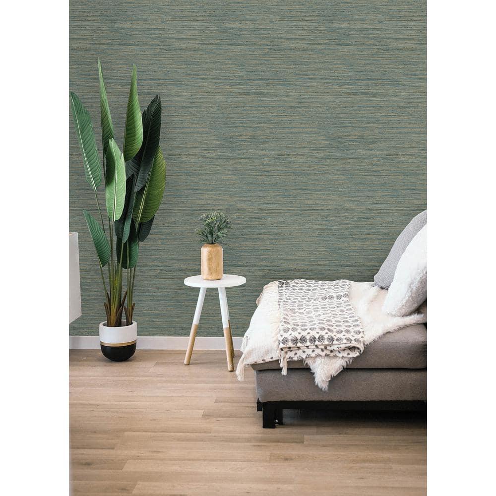 Dimensional Grasscloth Peel and Stick Wallpaper